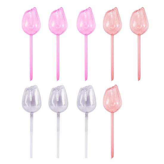 Пластиковые поливочные колбы в форме тюльпана, самополивающийся вкладыш для кашпо, автоматический шар для полива растений для комнатных и уличных растений