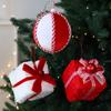 Holiday Christmas Decorations With Foam And Fabric For Festive Tree And Window Display