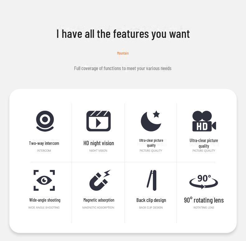 1080P HD ночное видение правоохранительных органов наружная портативная камера-регистратор