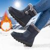 Waterproof Winter Boots for Women Plush Snow Boots Woman Platform Ankle Boots Warm Cotton Shoes