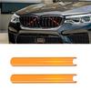 2Pcs Car Grill Bar V Brace Style Front Grille Trim Strips Cover Frame Stickers For BMW F30 F10 F20 F11 F31 F07 F32 F33 F34 F36