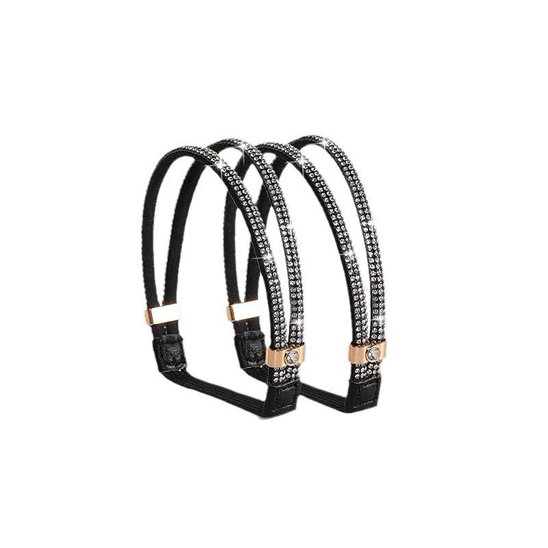 1 пара прозрачных удобных эластичных шнурков Simplely Tie, практичных, не требующих установки, с ромбами, полихромными узорами