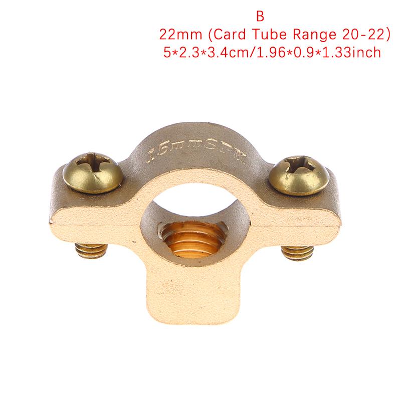 Подходит для латунной трубы M10 с внешним диаметром 15 22 28 35 40 мм, кронштейн для крепления трубы, фиксированный