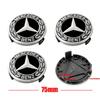 4PCS 75mm Car Wheel Center Cap Hub Covers Badge Accessories For Mercedes benz AMG C E S GLE CLC Class W204 W203 W205 W124 W221