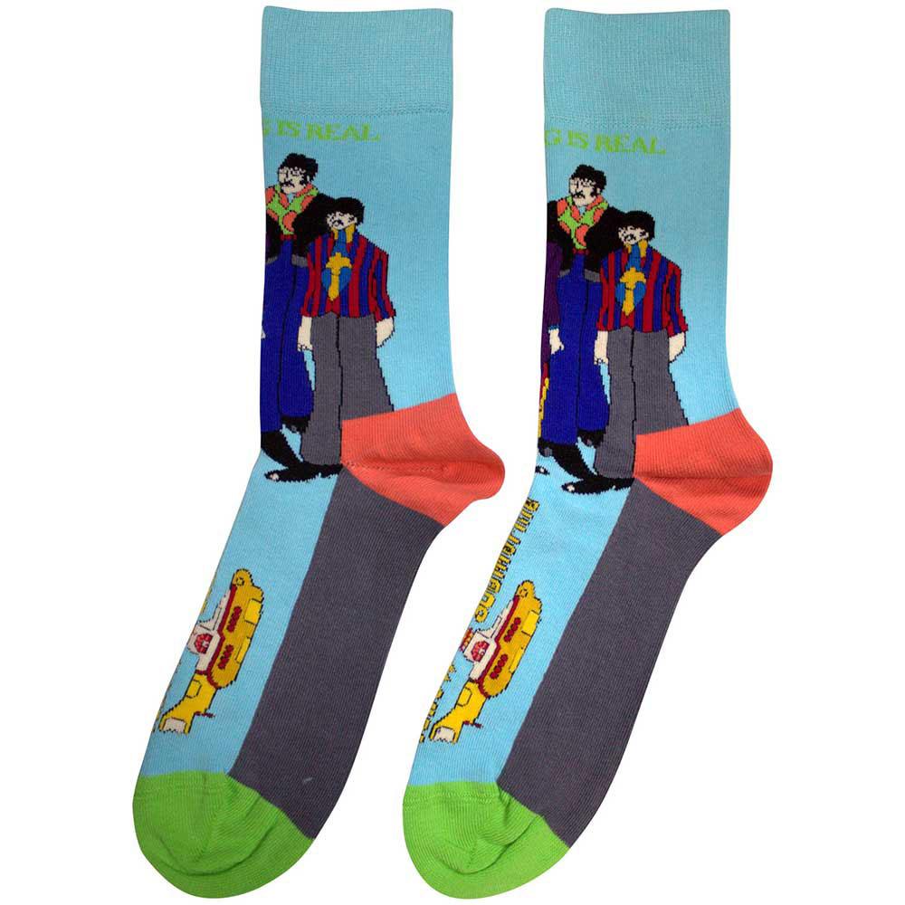 The Beatles Unisex Adult Sub & Band Ankle Socks