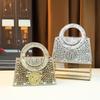Новая сумка-клатч для банкета с полным покрытием стразами, узор USD, высококлассная женская сумка, универсальная сумка со стразами для вечеринки