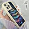 JT176 Цветная Рождественская елка с мерцанием для iPhone 17 16 15 Pro Max Samsung S26 S25 Ultra A17 A16 A07 A56 Xiaomi 15T Redmi 15c 14C Мягкий ТПУ чехол