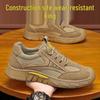 New Wear-Resistant Low-Top Men's Casual Work Shoes - Comfortable and Stylish Labor Protection Footwear In Stock
