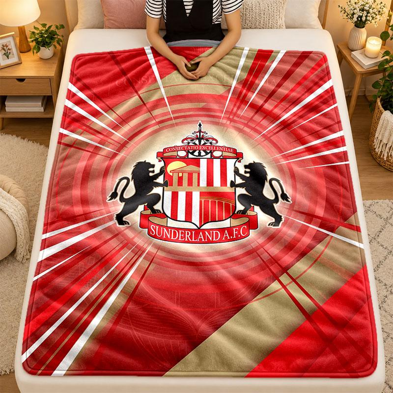 Flannel BlanketSunderland Warm Soft Throw Blanket for Indoor Sofa Bed Living Room Use