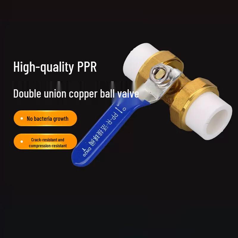 Qingwa PPR Double Union Copper Ball Valve