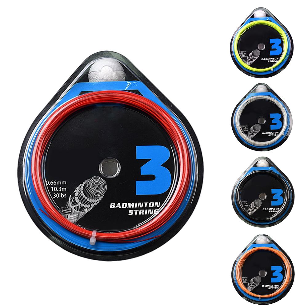 Badminton Racket String High Elastic Badminton Racket Line For Amateur Training 10 Meters 0.66mm Badminton Racket Line