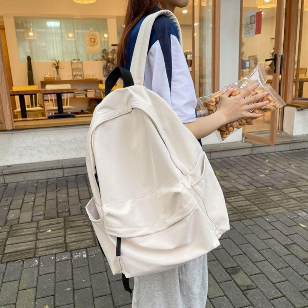 Nylon School Student Backpack Large Capacity Computer Bag High Quality Travel Bag Unisex