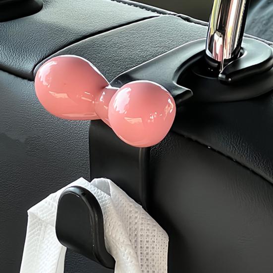 2 шт. Автомобильный крючок Легкий крючок для багажника/сиденья Крючок с отверстием Без сверления Крючок для хранения в салоне Многофункциональный держатель для стакана с водой