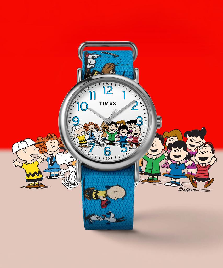 Taimaegseu X Peanuts Weekender Друзья Снупи Модные Часы 38 мм