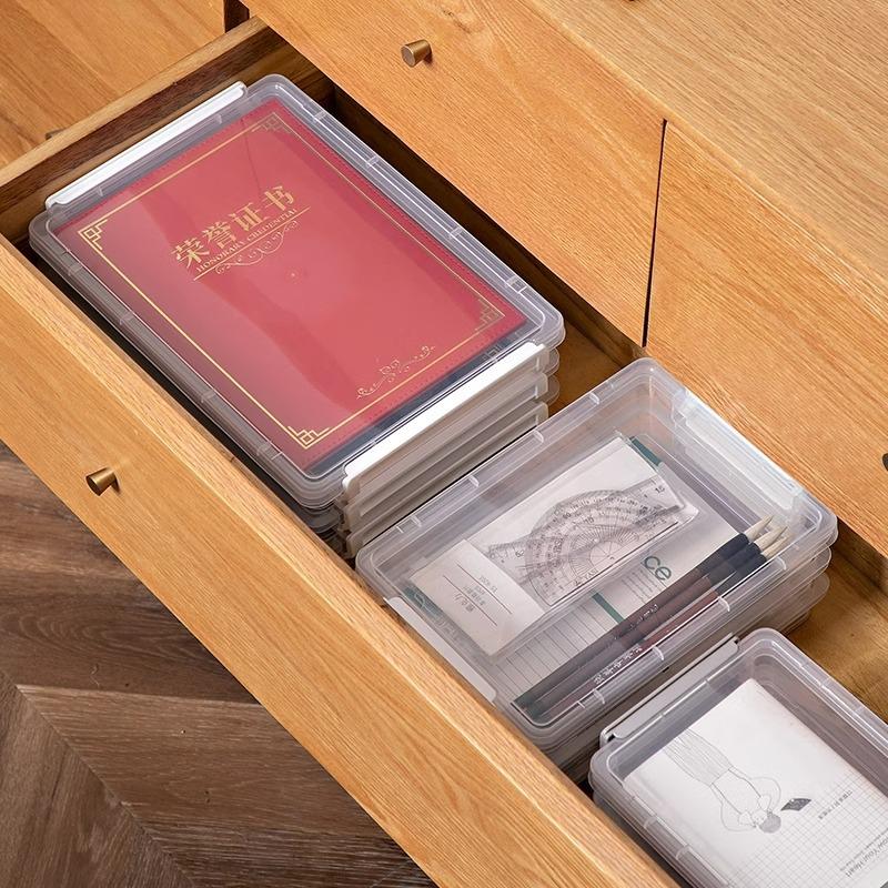 7-слойный ящик для хранения Документ A4 Сортировочный ящик Важная информация Книга регистрации домохозяйства Паспорт Коробка для хранения Ящик для хранения