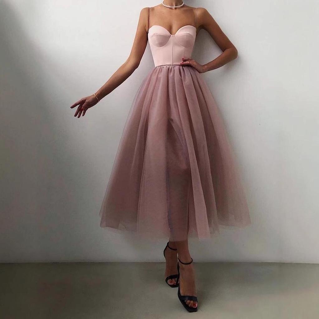 Новое многоцветное сетчатое платье на бретельках-спагетти для весенне-летней женской моды