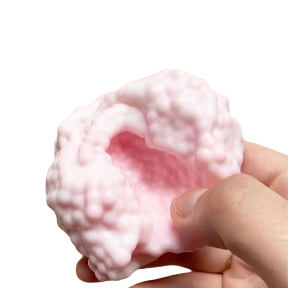 Grape Stressball Colorful Beads Shapeable Vacuum Ball Ball Ball Toys Noisy Sensory Stre Q5E6