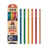 Карандаш Tombow Треугольный карандаш 2B (В комплект входит 1 красный карандаш.) Безопасный короткий дизайн ippo! Как писать для младших классов Natural MP-SENN04-2B