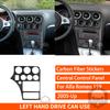 For Alfa Romeo 159 2005- Real Carbon Fiber Sticker Brera Spider Dashboard Gear Shift Panel Car ide Decorative Accessories