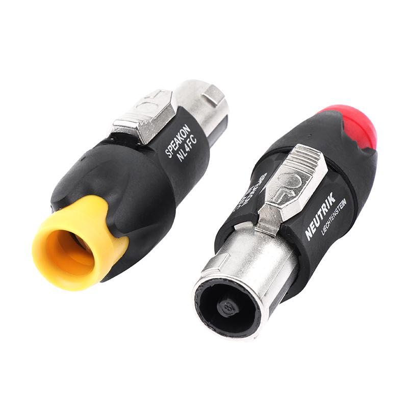 Металлический 4-контактный омический разъем профессиональный аудиоразъем Stage Slightly аксессуары для акустических проводов без пайки Nl4Fc