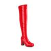 Sexy Boots European and American Style Thick Heel Long Tube Over the Knee  Boots Large Size