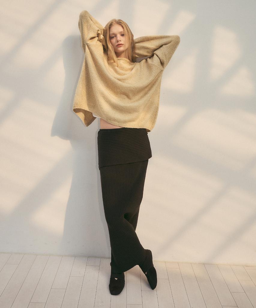 Юбка Cita Every Day Comfort Knit Длинная_Cts622(Какао)