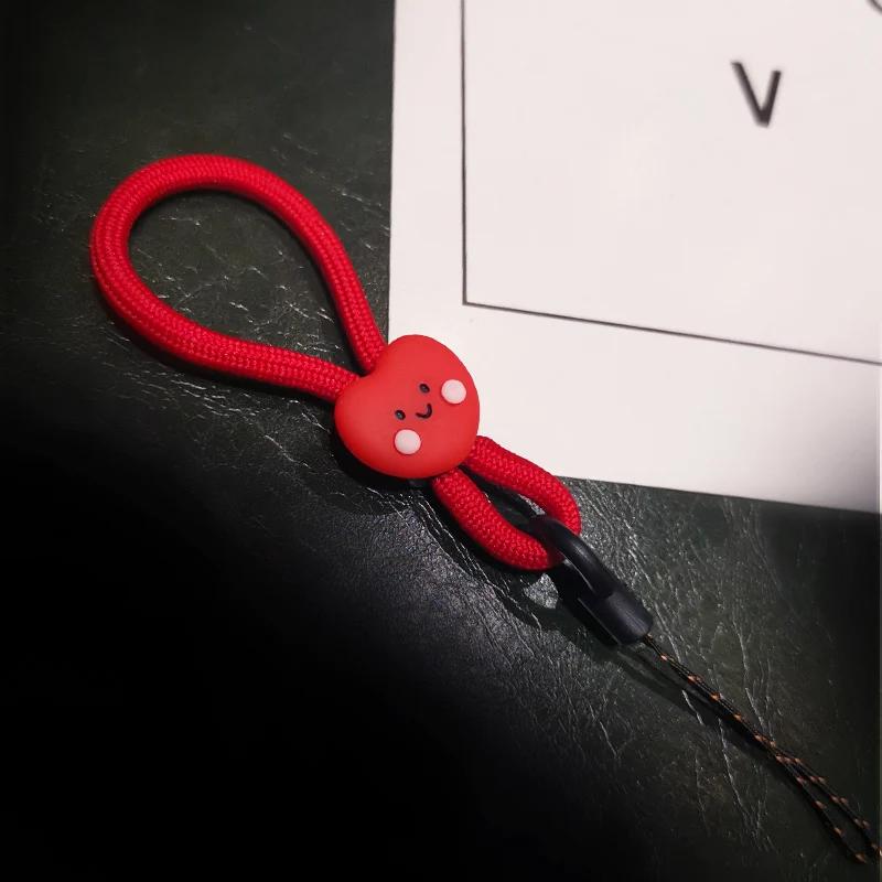 Cartoon Phone Lanyard Wrist Strap Shy Short Cord Iphone Huawei Red Rice Xiaomi Samsung Phone Strap Cute Lanyard Keycord
