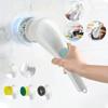 Electric Spin Scrubber,Cordless Motorized Cleaning Brush and Five Interchangeable Brush Heads,Handheld Power Shower Scrubber