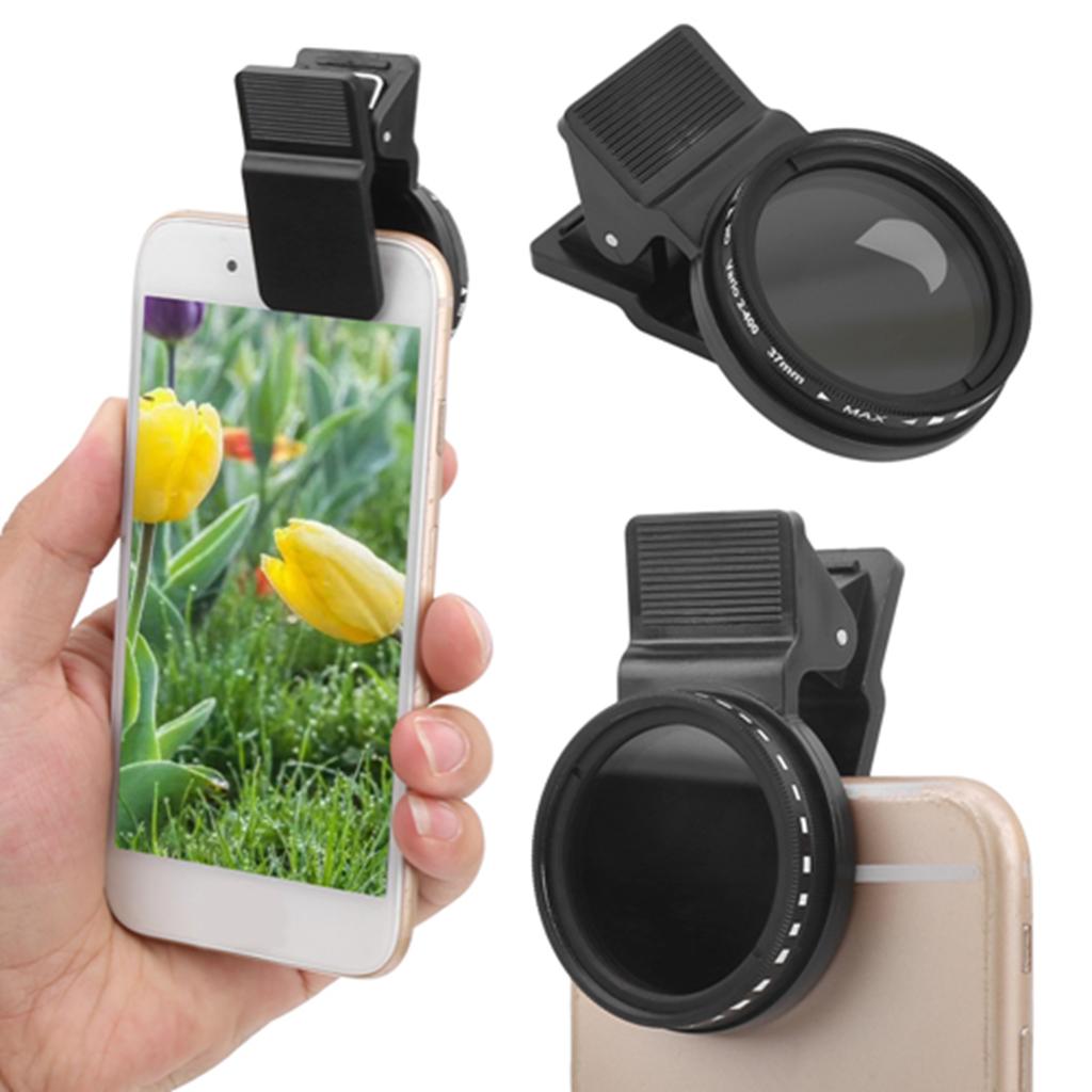 Veledge 37 мм регулируемый ND-фильтр линзы ND2‑400 нейтральной плотности для телефонов разных марок