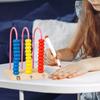 Counting Toy Educational Abacus, Math Games, Mathematics Toy, Wooden Frame