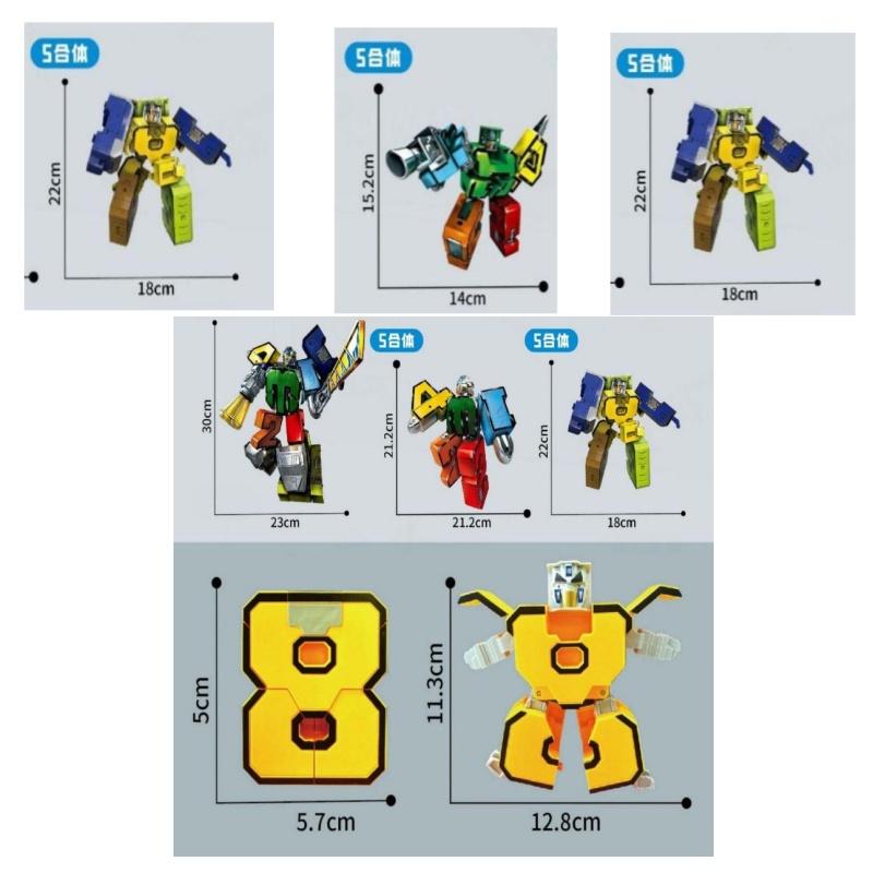 Цифровой Трансформер Робот Игрушка Учи Буквы Цифры Цвета