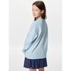 Uniqlo Япония Мягкий Вязаный Флисовый Футболка с Круглым Вырезом