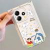 Soft Phone Cover Case for Xiaomi Redmi Note 14 Pro Plus 13C 14C 11 9 10 10S 11S Note 13 12S A4 12 Crayon Shin Chan Little White
