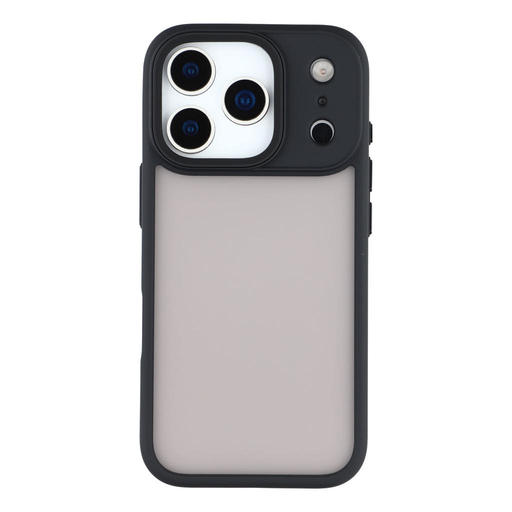 For iPhone 17 Pro Case Shockproof TPU+PC Phone Back Cover with Metal Buttons