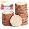 10Pcs/Set Lightweight Hard Round Unfinished Log Pine Wood Slices