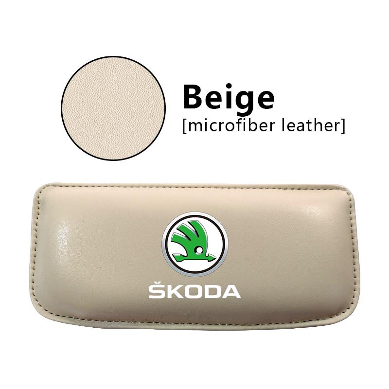 1Pcs Car Knee Pad Interior Pillow Pad Comfortable Cushion Memory Headrest For Skoda Octavia MK2 MK3 2 3 A7 Fabia Karoq Kodiaq Superb Rapid Kamiq