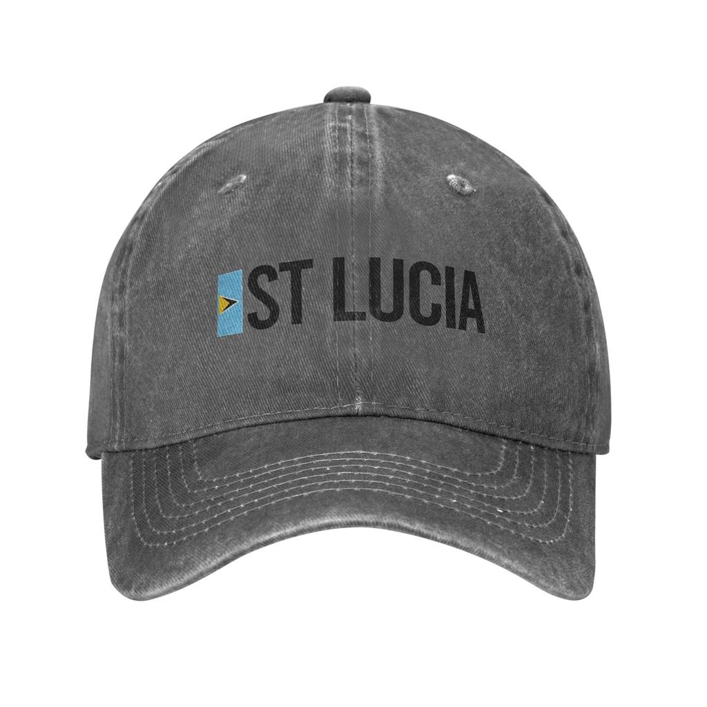 Baseball Cap Saint Lucia Country Flag Summer y2k Funny Trucker Hat FeUnisex Unisex Design Tennis Skate Dropshipping Baseball Caps