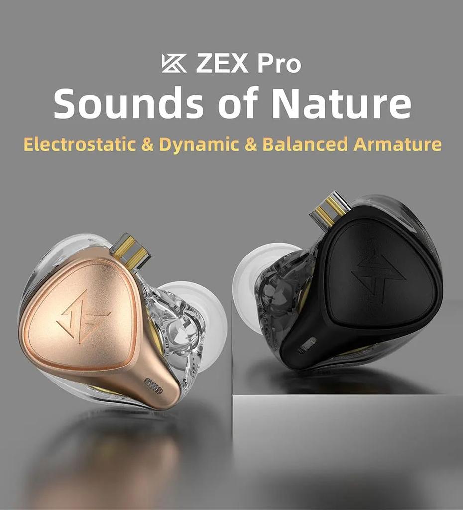 KZ ZEX Pro Headphones Wired In-ear