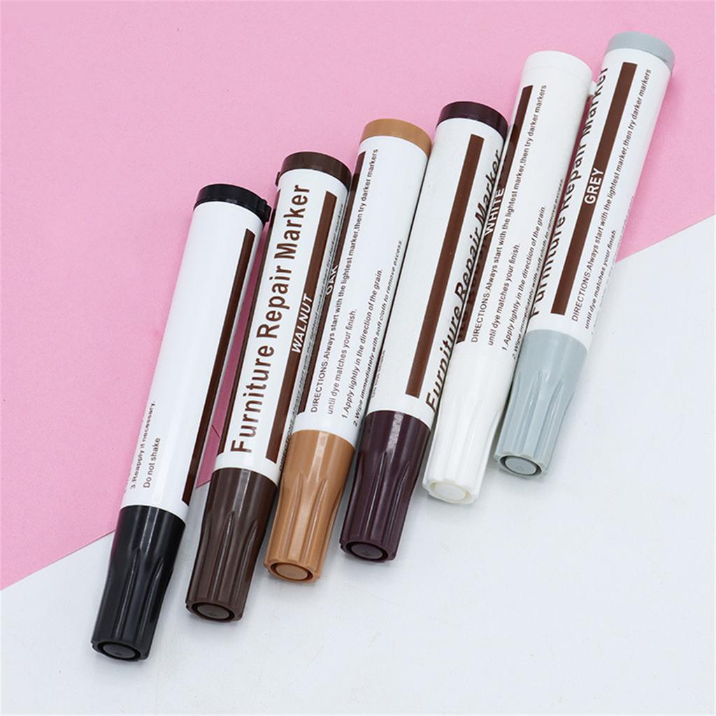 Профессиональный инструмент для ремонта царапин Деревянные полы Столы Мебель Ручки для подкраски Деревянные маркеры для ремонта царапин