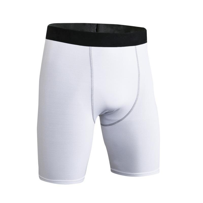 Men's Fitness Basketball Sweat-Wicking Quick-Dry High-Elasticity Compression Shorts