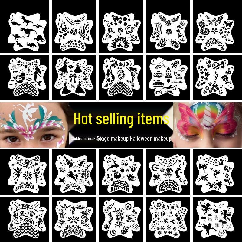 Кружевной трафарет для боди-арта