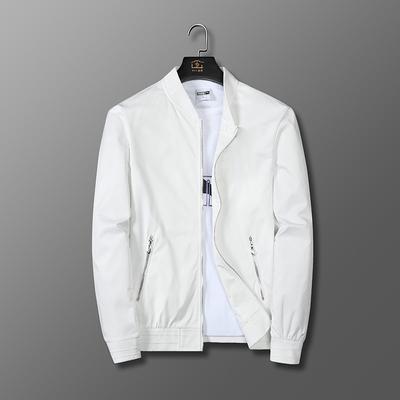 Новая весенне-осенняя однотонная повседневная, простая, универсальная и модная летная куртка для мальчиков с воротником-стойкой