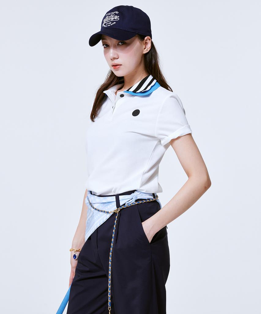KLIMGOLF Double Collar Pique Tee