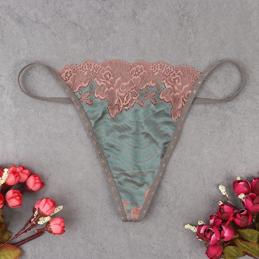 10pcs Random Transparent Seamless Thong Low Waist Briefs Sexy Lingerie G-String Lace Panties