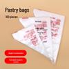 100-Pack Disposable Piping Bags for Cake, Cream, Jam, and Chocolate