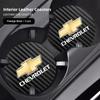 2Pcs Car Waterproof Coaster Non Slip Water Cup Pad Mat For Chevrolet Corvette Montana Bolt Cruze Trax SS Spark Onix Spin Keyring LC2