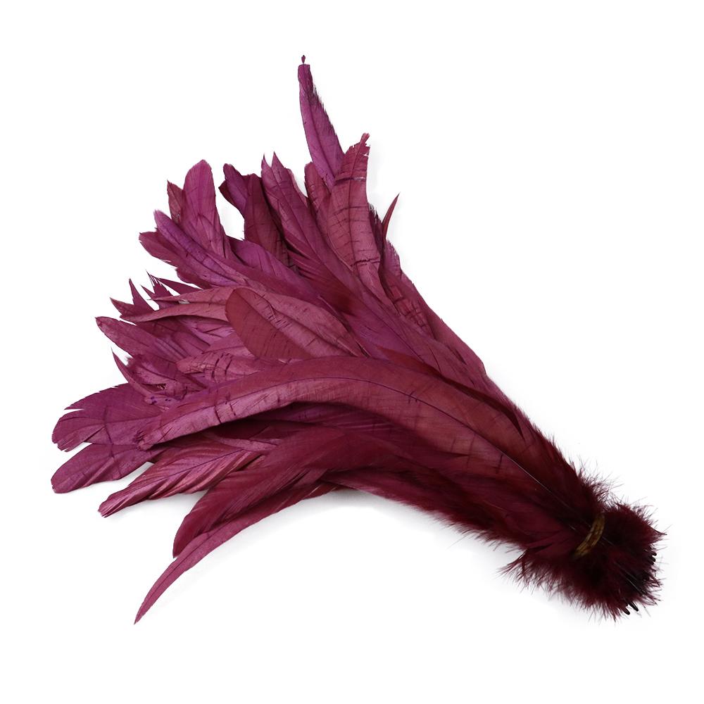 100 шт. 25-40 см / 10-16 дюймов Перья петушиного хвоста оптом Натуральные перья Большой фазан Петух Одежда Ювелирные аксессуары Декор для вечеринки