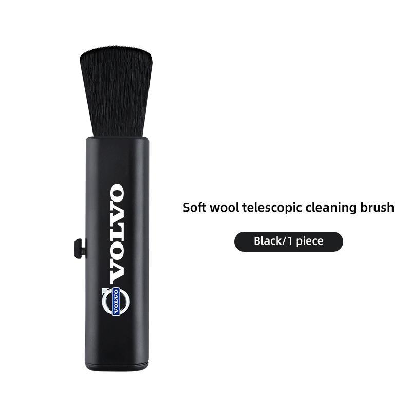 Car Interior Cleaning Tools Retractable Soft Wool Brush For Volvo EX30 XC60 XC40 V60 V40 XC90 XC70 V50 S60 V70 S90 Olestar AWD
