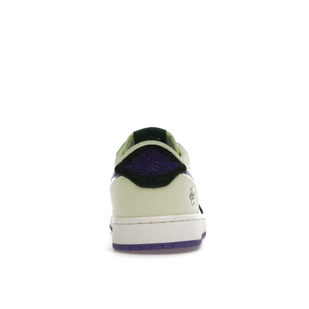 Кроссовки унисекс Air Jordan 1 Retro Low OG Doernbecher 2023 Green Gorge-Green Court-Purple FD9665-351