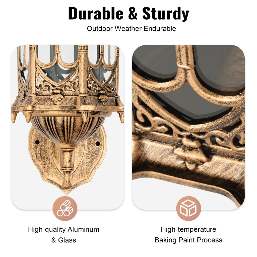 Bymaocar E27 Антикварный Простой Настенный Светильник Бра Лампа для Веранды Садовый Внутренний и Наружный Экстерьер Классический Дизайн Клетки Декор Настенный Светильник